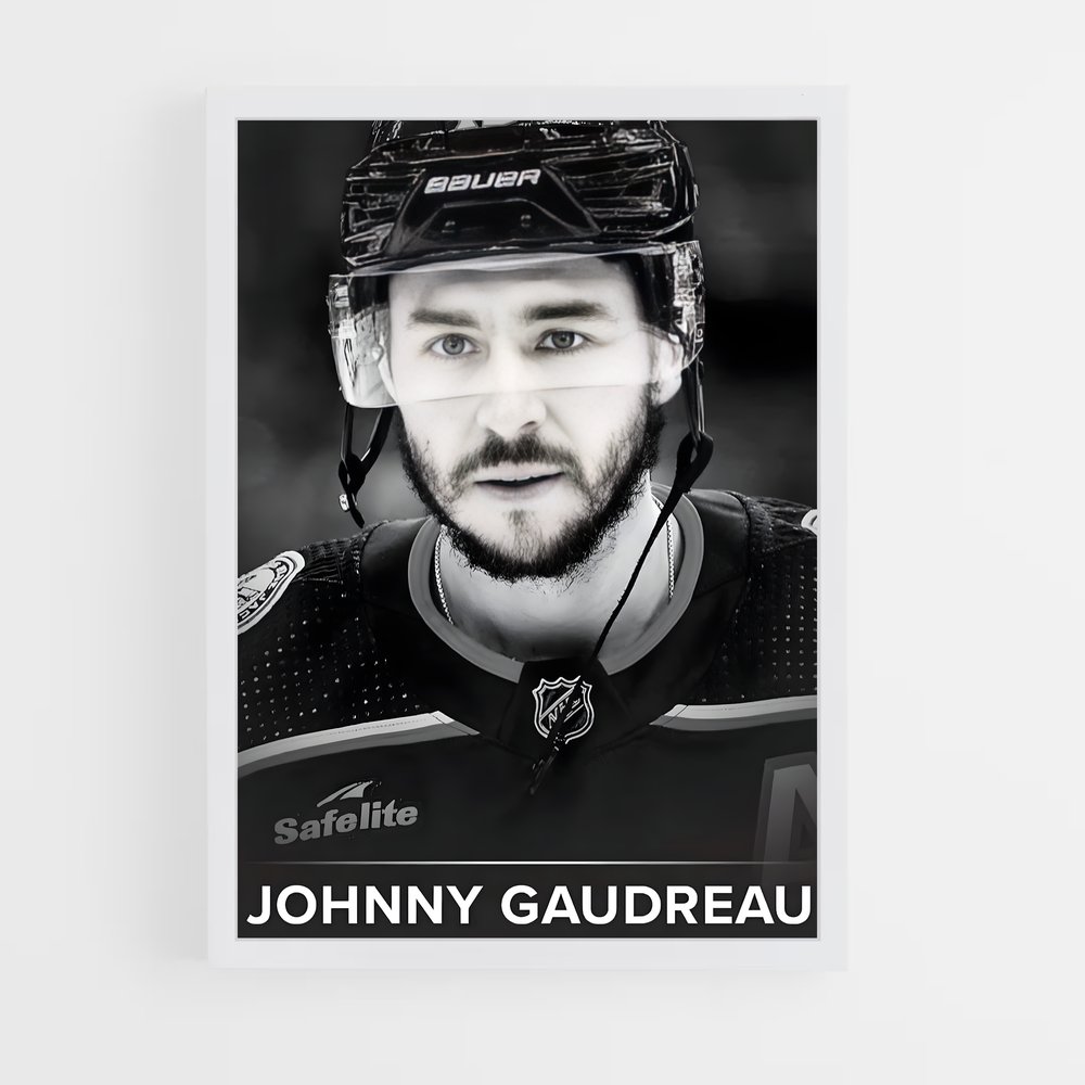 Poster Johnny de gaudreau – affiche Hockey sur glace (vue 3)